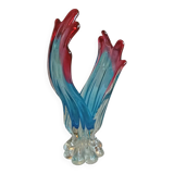 Large Murano cut vase
