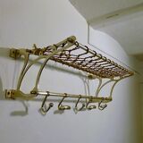 Coat rack brush aluminum 1960