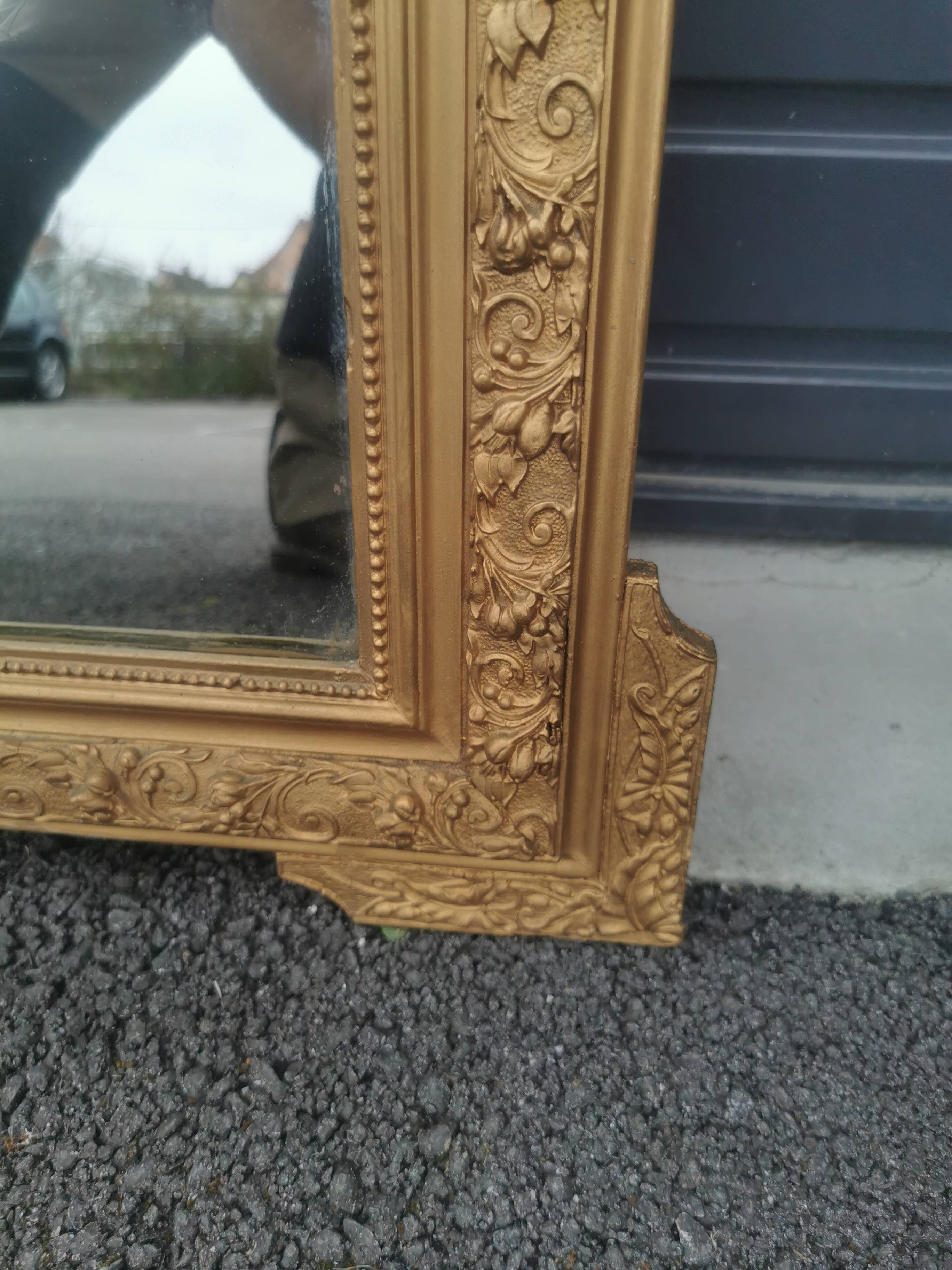 Louis XV style gilded mirror