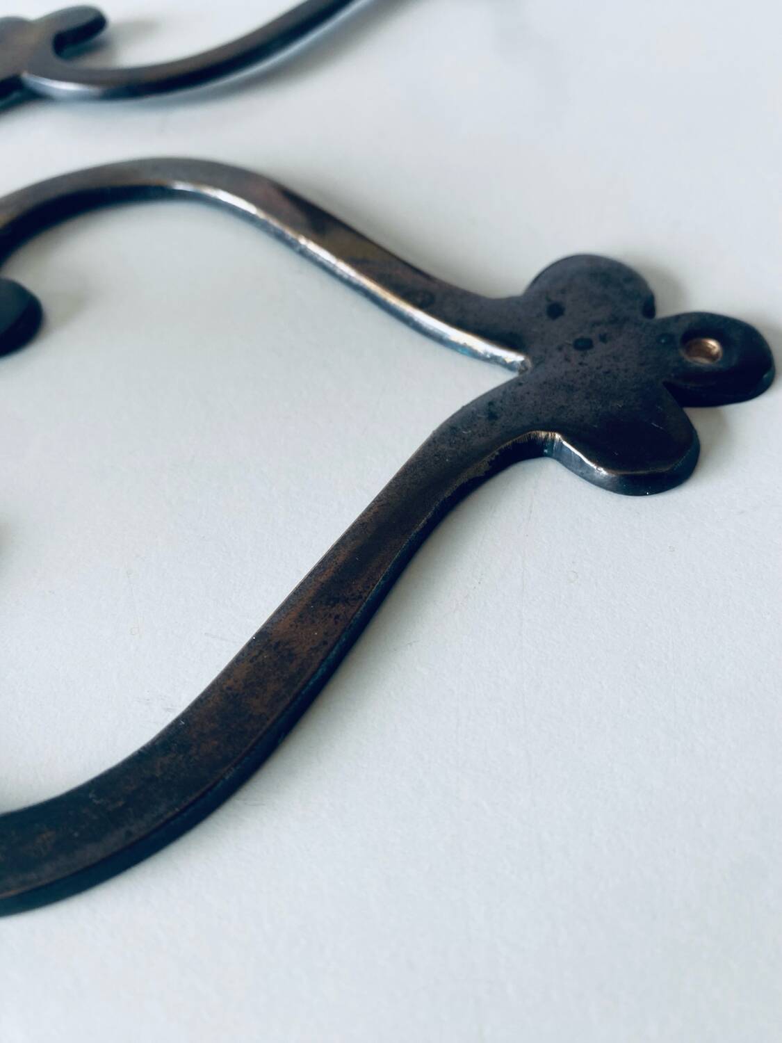 Pair of wall candle holders