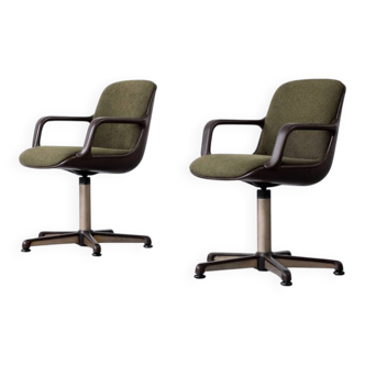 Vintage Mid-Century German Modern Office Chairs by Pollock for Comforto