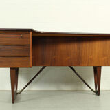 1960s Peter Løvig Nielsen 'Boomerang' Desk Hedensted Møbelfabrik