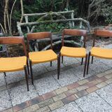Set of four chairs Möller 77 rope