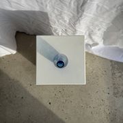 Blue soliflore vase H25 D7