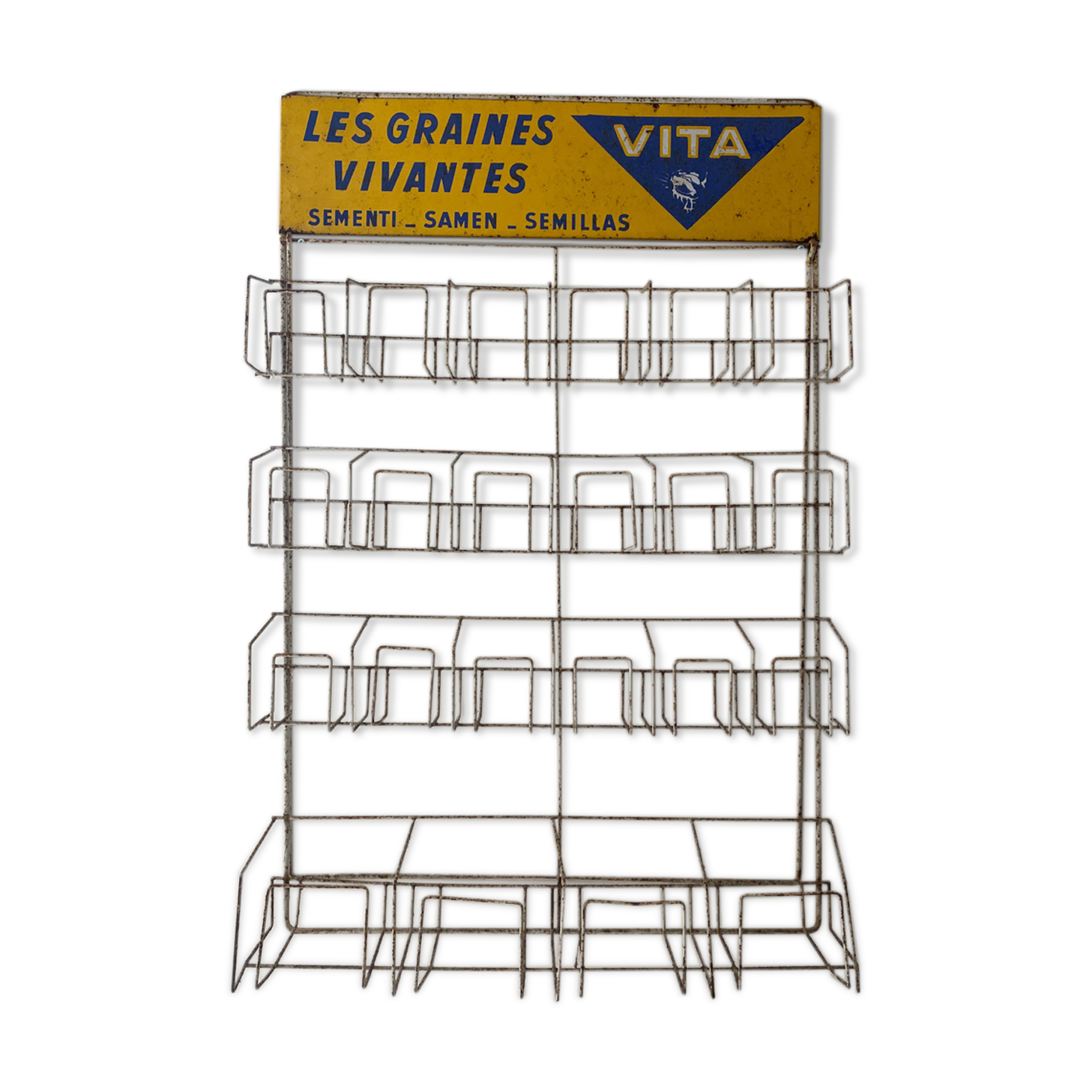 Vintage metallic display