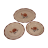 3 serving dishes, Digoin, sarreguemines earthenware from 1930/40