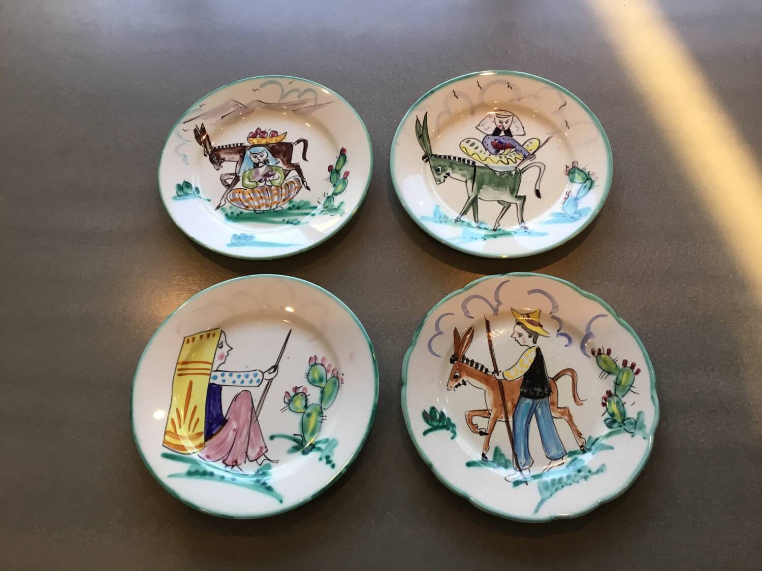Pisapia Vietri Vintage plates