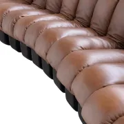 De Sede Ds600 Snake in cognac leather, 20 elements (in NEW CONDITION)!