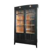 Art deco-style black laqué showcase