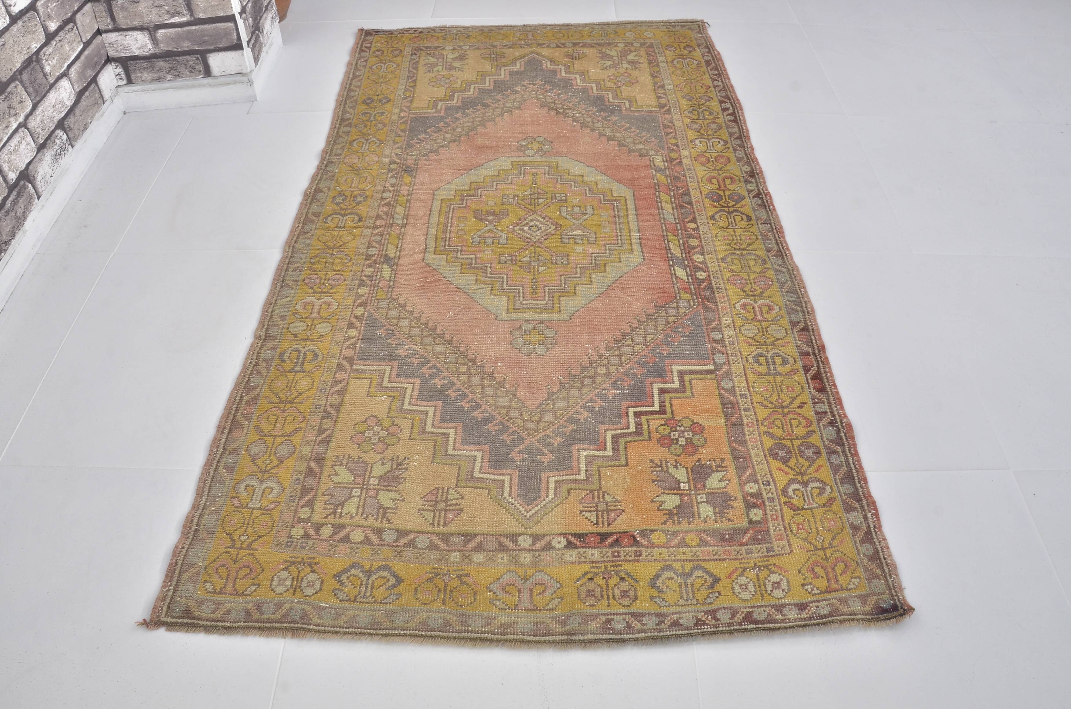 Antique Floral Oushak Carpet sku 2487