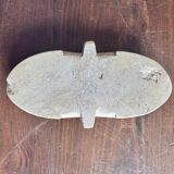 Small old carved stone cup, holy water font or soapstone