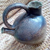 Signed gargulette pitcher in sandstone