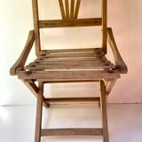 Antique folding chair