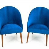A pair of club armchairs, Poland, 1960s