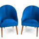 Paire de fauteuils club, Pologne, années 1960