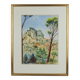 "La Roque Alric" watercolor on paper by Gabriel Kissling
