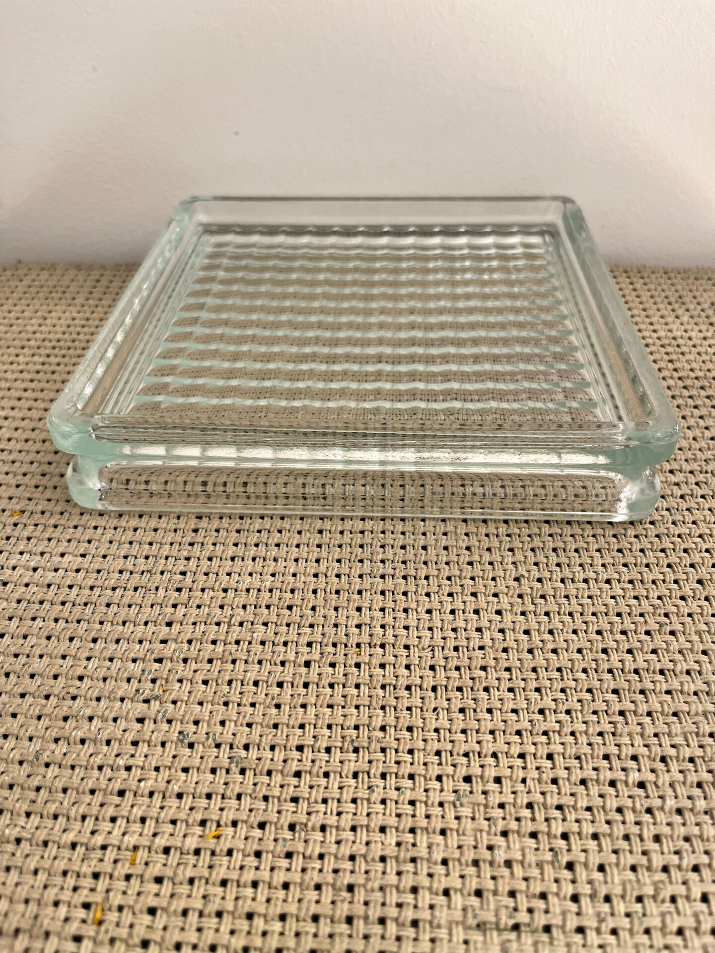 Vide poche en verre épais