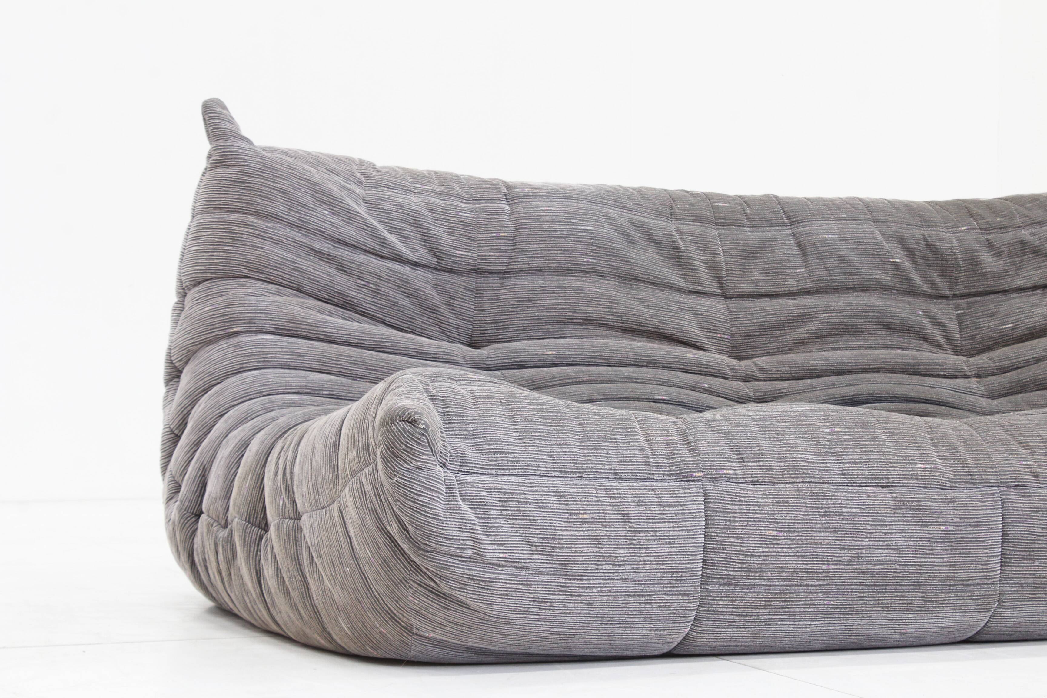 Vintage Ligne Roset Togo 3 seater sofa by Michel Ducaroy