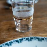 White granite glasses