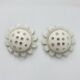 Set of 2 Emil Stejnar wall lamps with flower crystals, 1950s Vienna