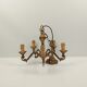 Brass chandelier 5 branches