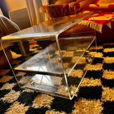 Plexiglass coffee table