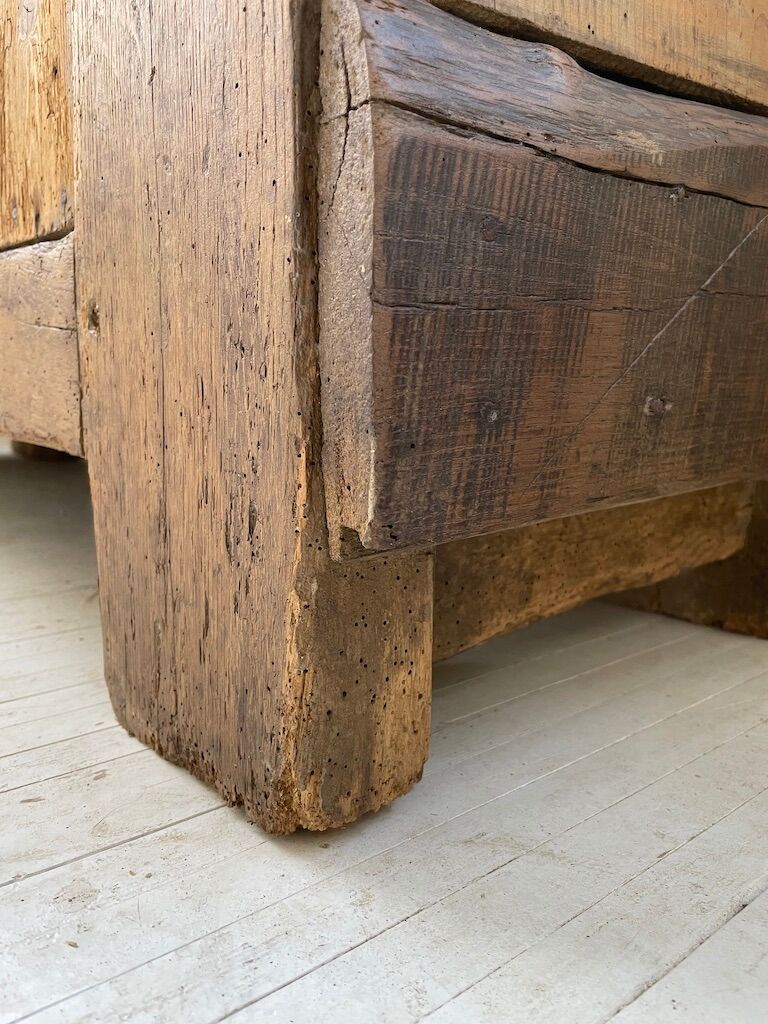 Established former brutalist console oak pine