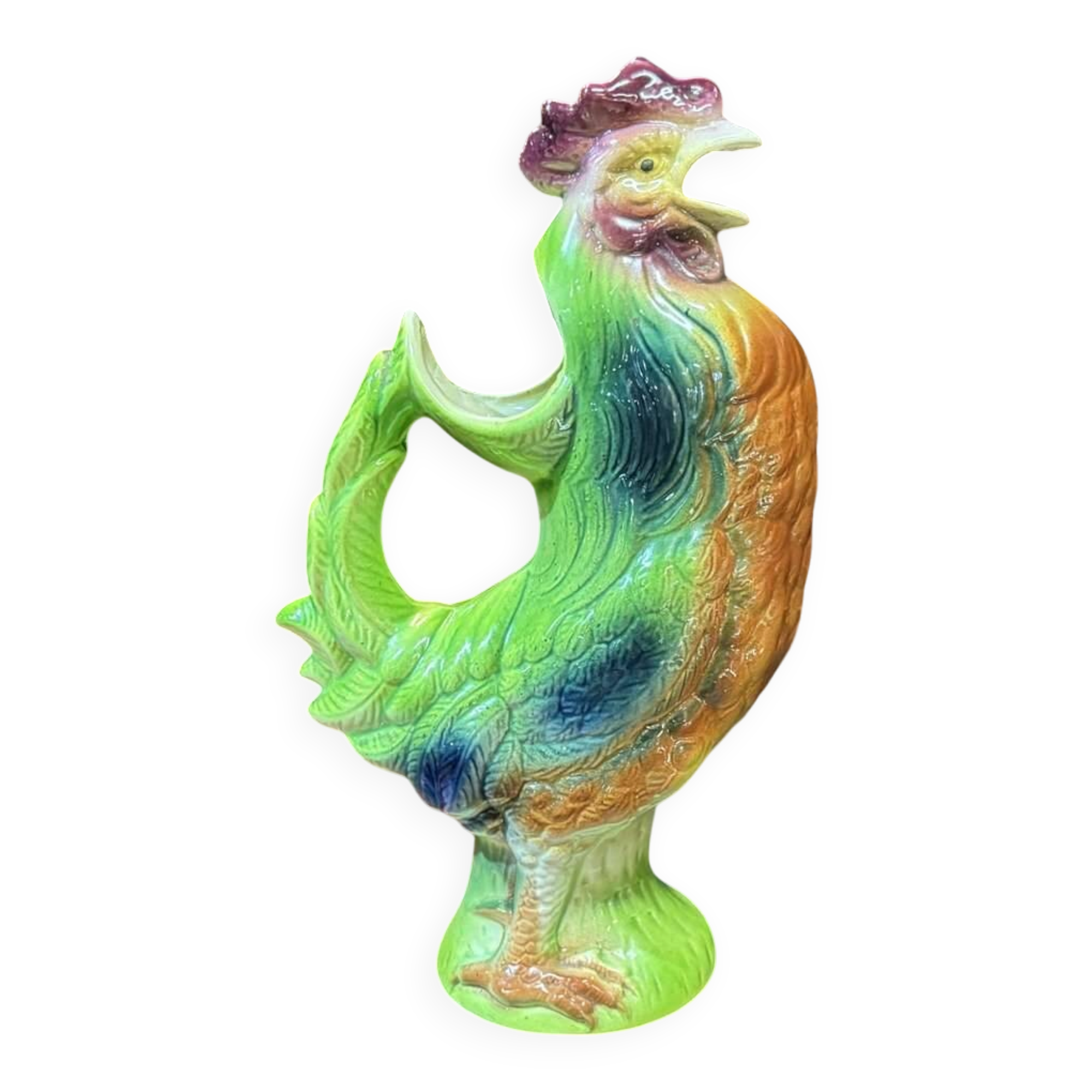St Clément earthenware pitcher, 1950s rooster.