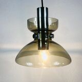 Suspension lamp made of rare glass from Limburg, 1970s