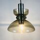 Lampe à suspension en verre rare de Limburg, années 1970