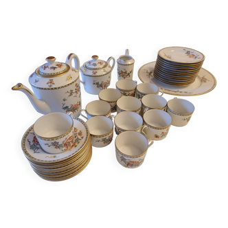 Hand painted porcelain coffee/tea service