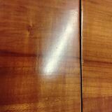 Small wooden drop-leaf table