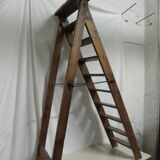 Oak stepladder in clear pine wood