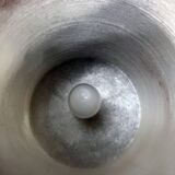 Italian brutalist lamp in alabaster from the 70s.