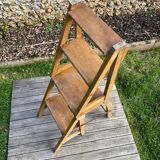 Vintage step stool chair