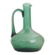 Carafe en verre vert de fabrication italienne 1960s