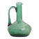 Carafe en verre vert de fabrication italienne 1960s