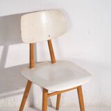 Vintage white chairs (circa 1960). 3-piece set #1