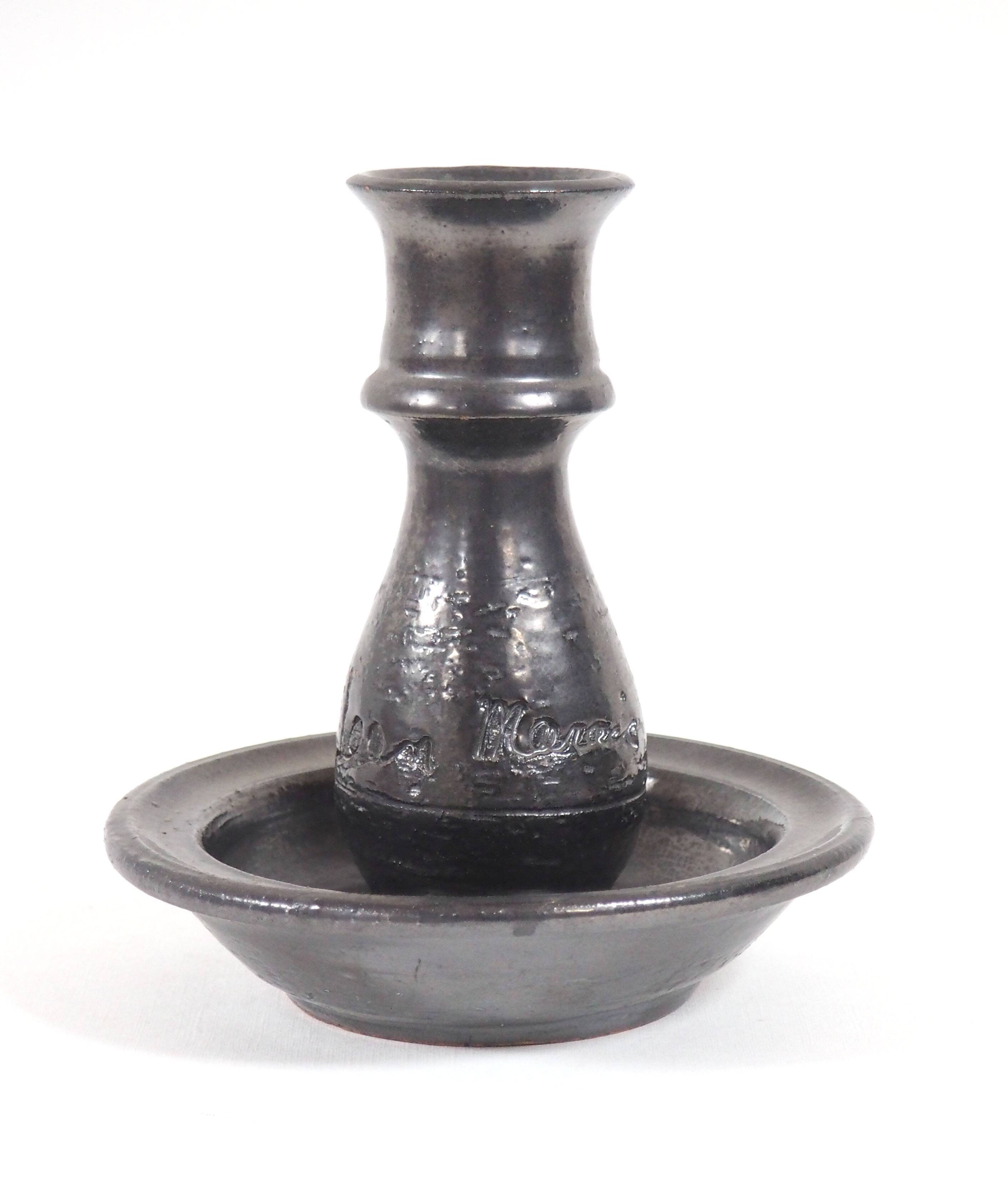 Candle holder signed Jean Marais