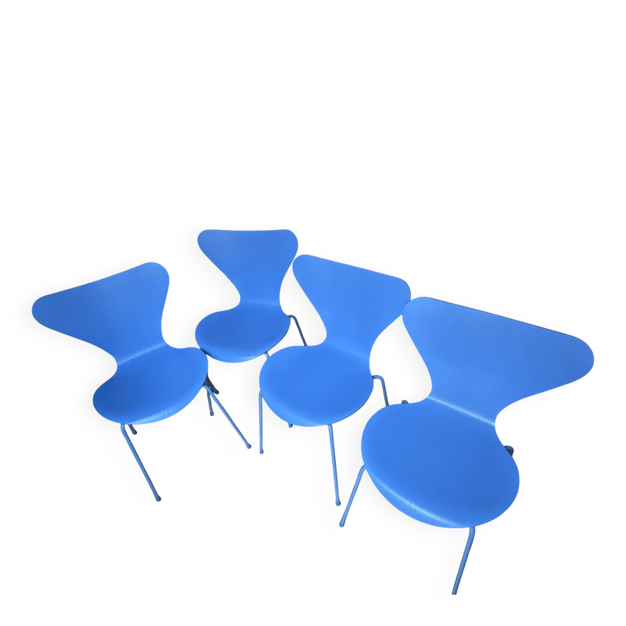 Fritz Hansen Series 7 chairs designed by Arne Jacobsen