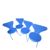 Fritz Hansen Series 7 chairs designed by Arne Jacobsen.