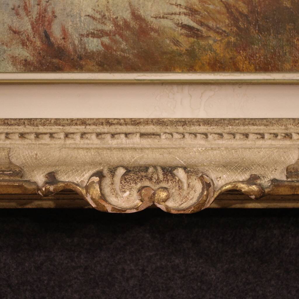 Landscape painting signed A. Corradi from the 20th century