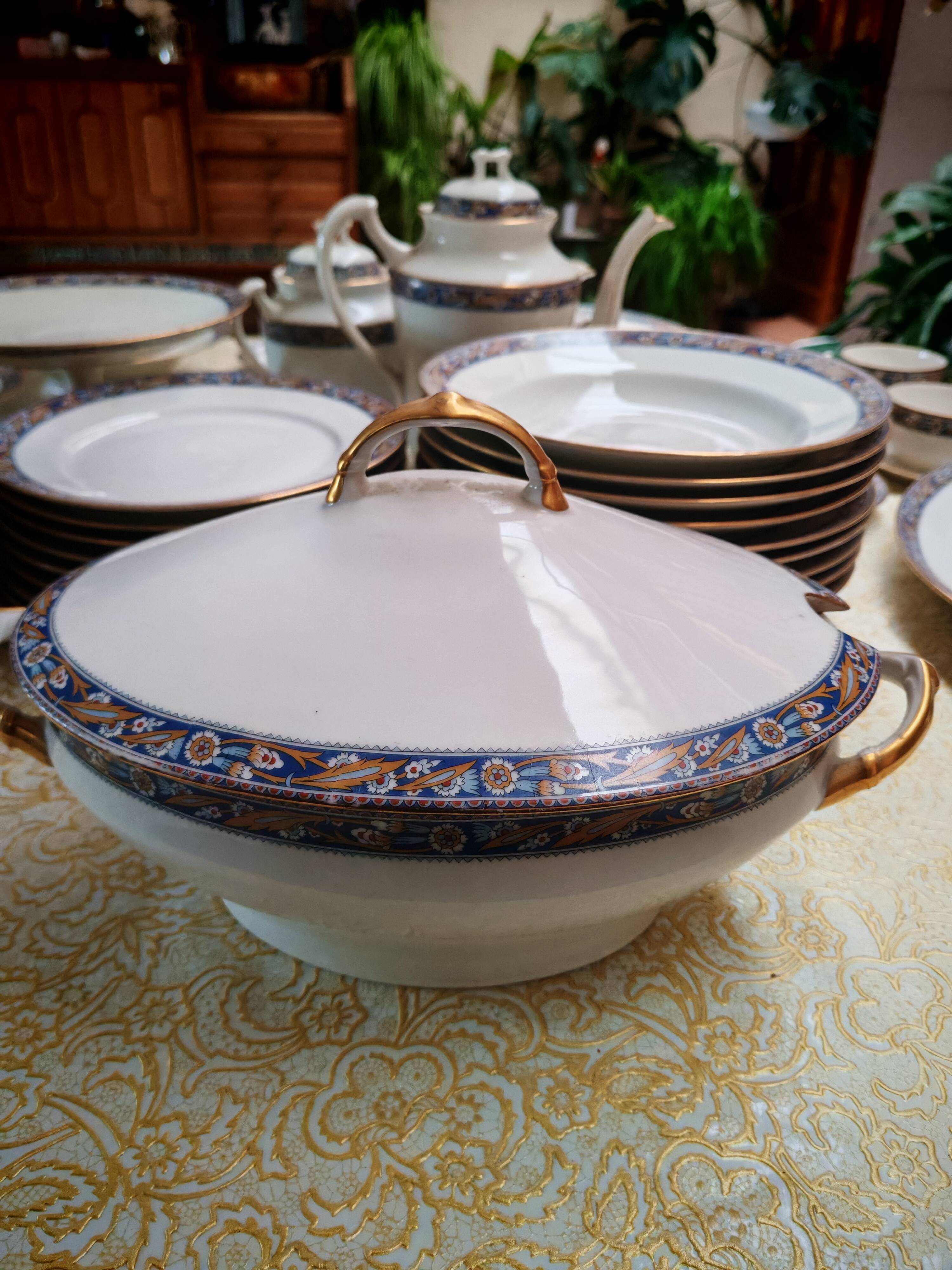 Limoges porcelain service