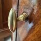 Rare Somno with drawer, Empire period Cuban mahogany and superb grooved marble.