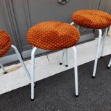 Metal and fabric stool