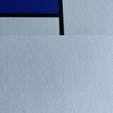 Piet Modrian (1872-1944), Composition with Blue, 1935, Copyright MondrianHoltzman Trust, Printed in Italy