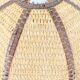 Suspension fleur en rabane