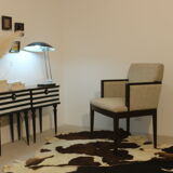 Pair of bedside table restyled swing door year 60