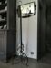 Antique wrought iron floor lamp