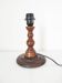 Turned wooden lamp base